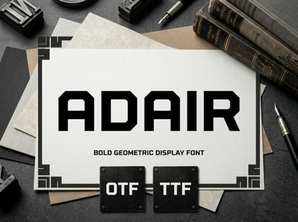 Adair: A Display Font That Commands Attention