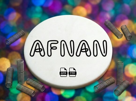 Afnan Font: A Playful Touch for Polished Branding