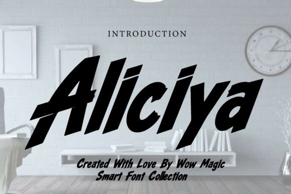 Aliciya Font Review: A Dynamic Display Typeface for Creative Projects