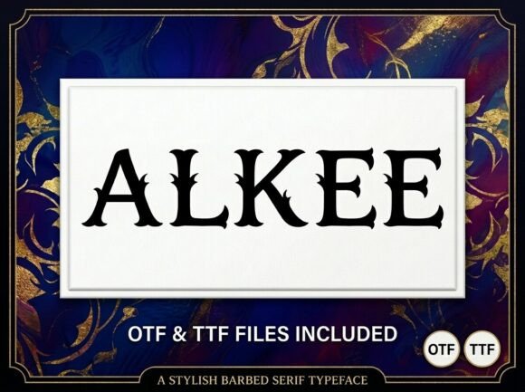 Alkee Display Font for Web Design Projects