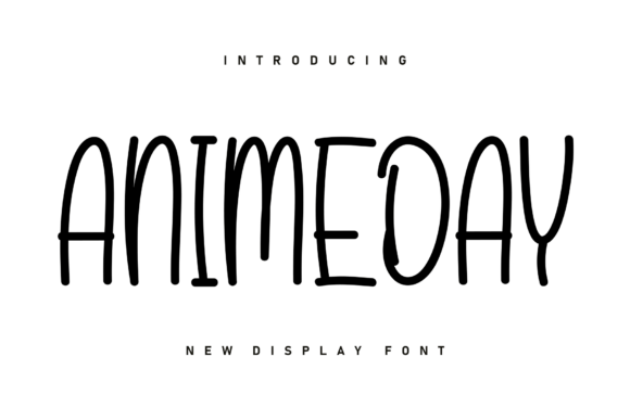 Animeday Font for Cozy Editorial Design Projects