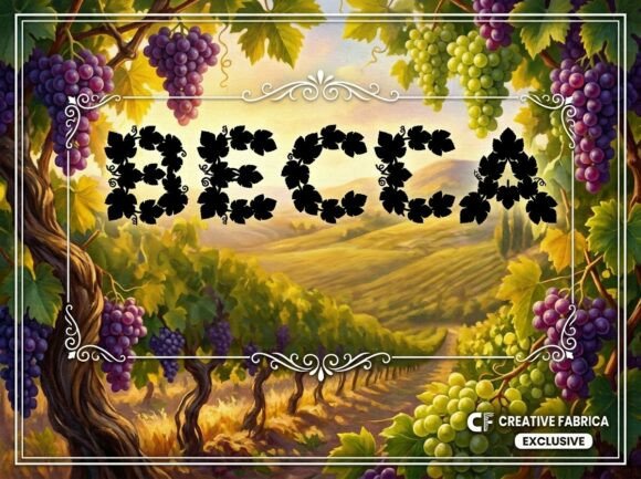 Becca Font: A Bold Display Typeface for Editorial Design