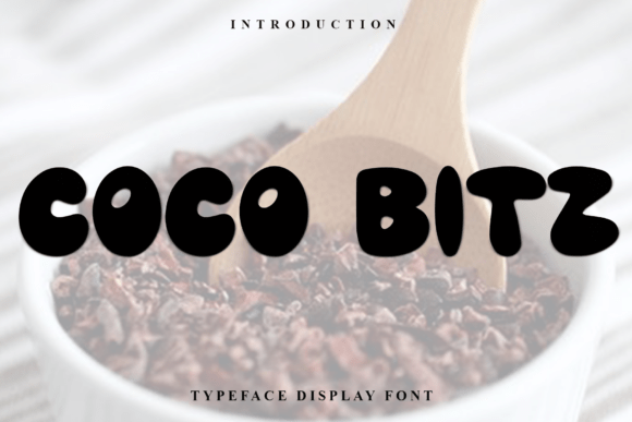 Coco Bitz: A Festive Display Font for Holiday Crafts and Printables