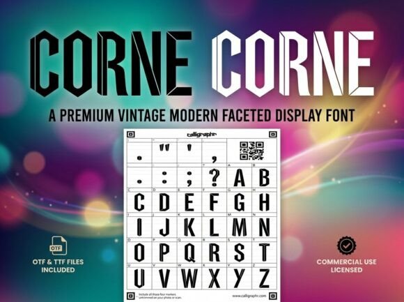 Corne Typeface for Editorial Elegance