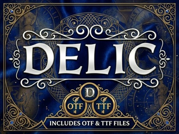 Delic Font: A Display Typeface for Bold Branding and Creative Campaigns