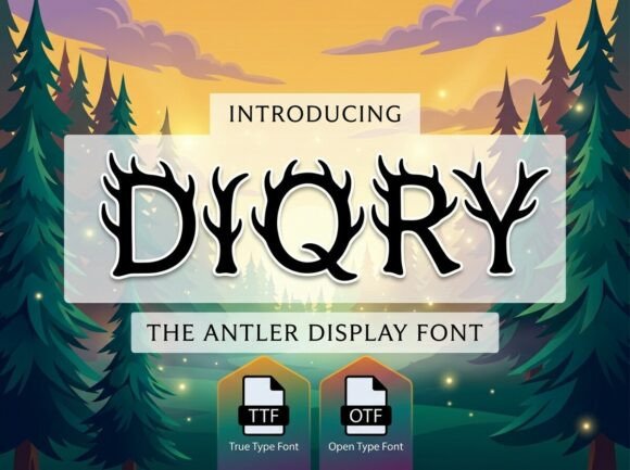 Diory Font: A Rugged Elegance for Display Typography