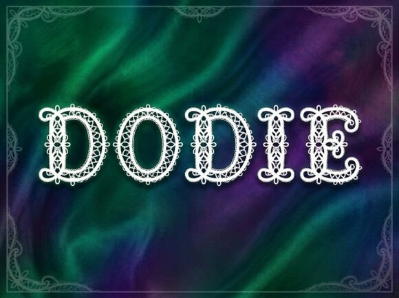 Dodie Font: A Decorative Display Typeface for Bold Web Design