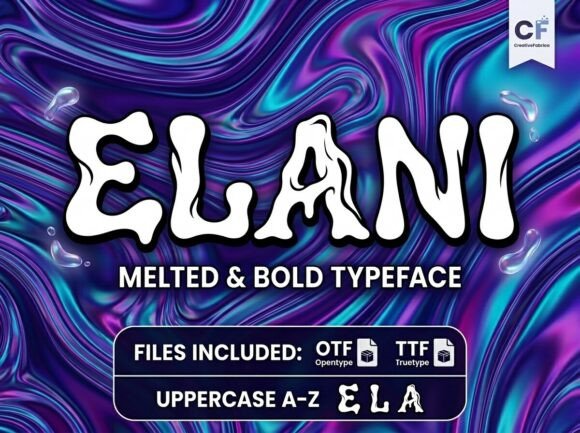 Elani Font Review: A Bold Display Typeface for Creative Branding