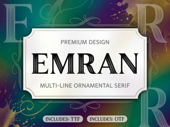 Emran Font: A Bold Display Typeface for Memorable Campaigns