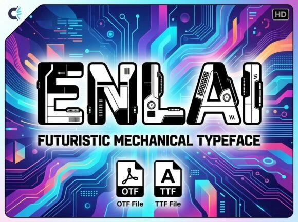 Enlai Font: A Display Typeface That Commands Attention