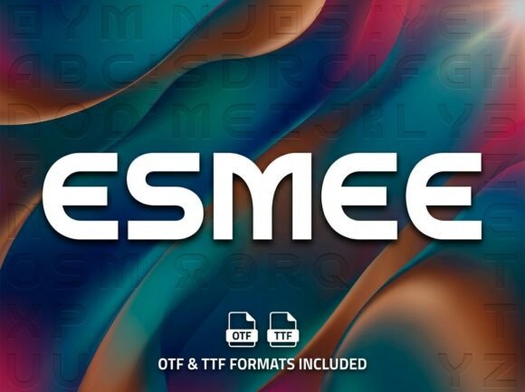 Esmee: A Decorative Display Font That Demands Attention