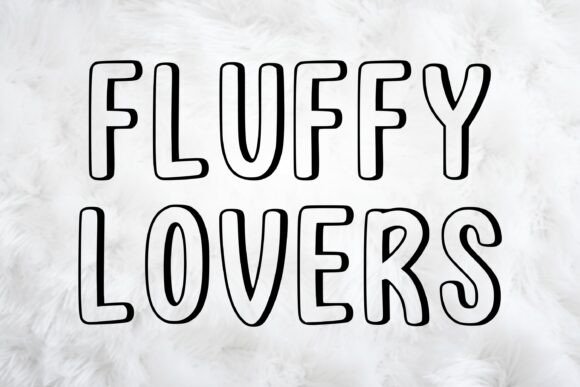 Fluffy Lovers Font Review for Editorial Design