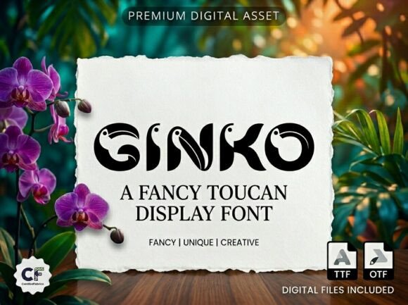 Ginko Display Font: A Tropical Escape for Your Web Designs