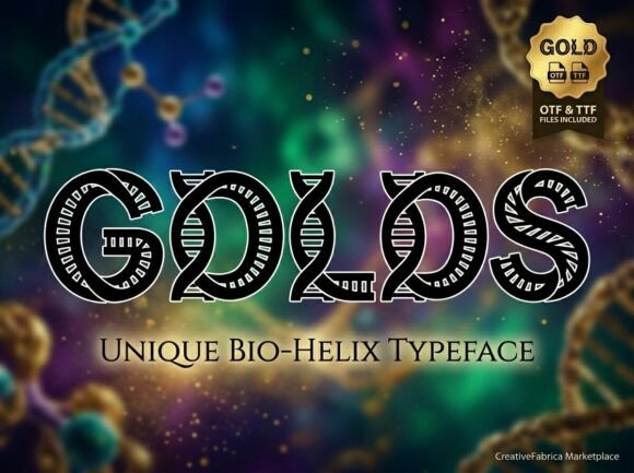 Golds Display Font for Creative Projects
