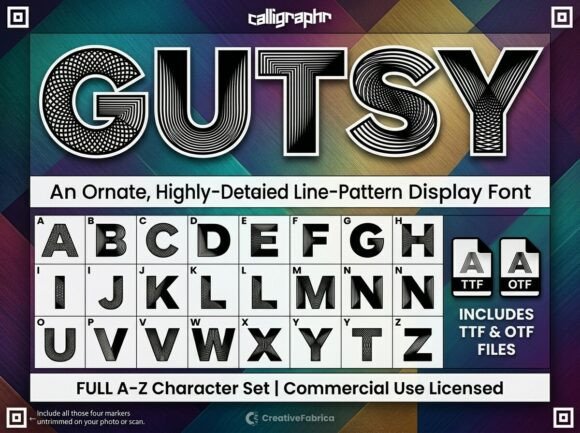 Gutsy Font for Bold, Beautiful Craft Creations