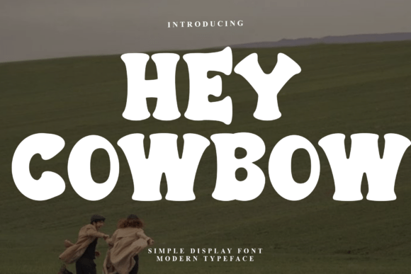Hey Cowbow Font for Festive Branding and Design