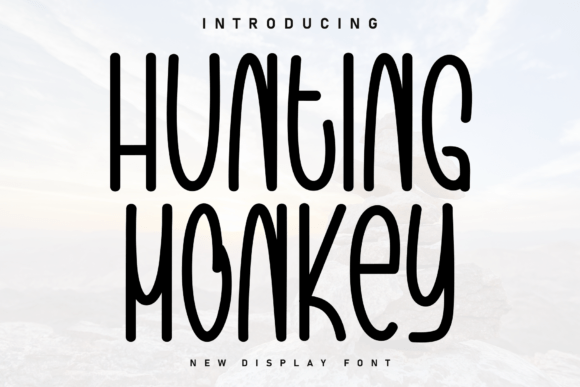 Hunting Monkey Font: A Heartfelt Touch for Your Handmade Creations