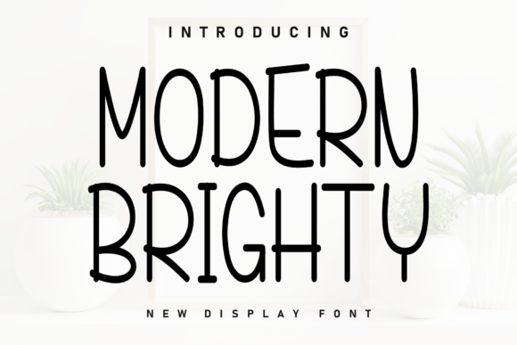 Modern Brighty: The Sweet Handwritten Typeface for Cozy Crafts