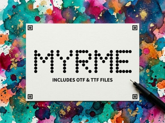 Myrme Display Font for Web Design Projects