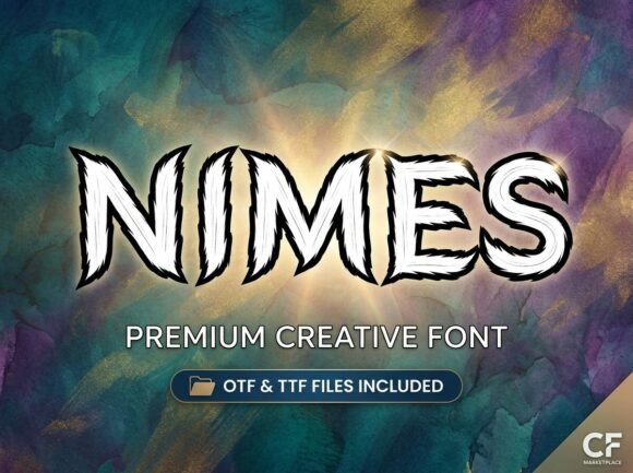 Nimes Font: A Decorative Display Typeface for Captivating Content