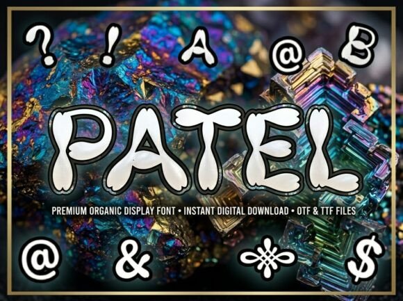 Patel Font: A Bold Display Type for Creative Projects
