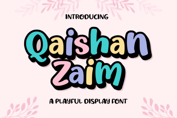 Qaishan Zaim Display Font for Web Design and Branding