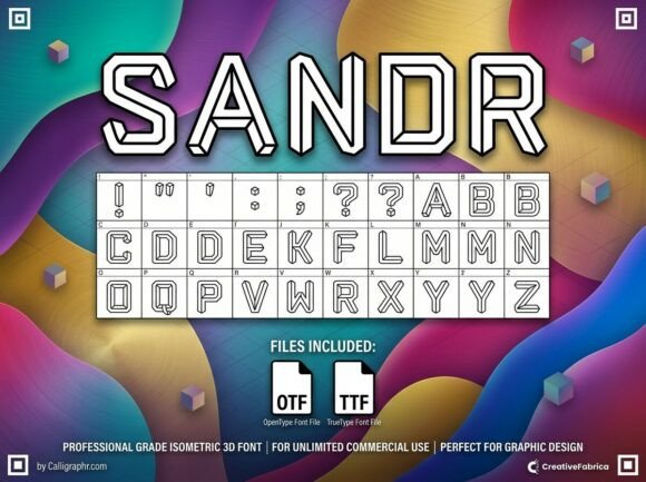 Sandr Font Review: A Structured Display Typeface for Bold Designers