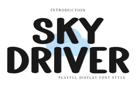 Skydriver: A Festive Display Font for Your Creative Projects