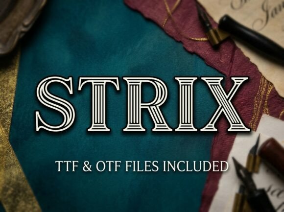 Strix Font for Makers Who Want to Stand Out