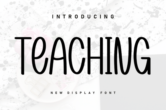 Teaching Font Review: A Display Typeface with Handwritten Clarity