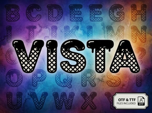 Vista Display Font for Bold Digital Branding